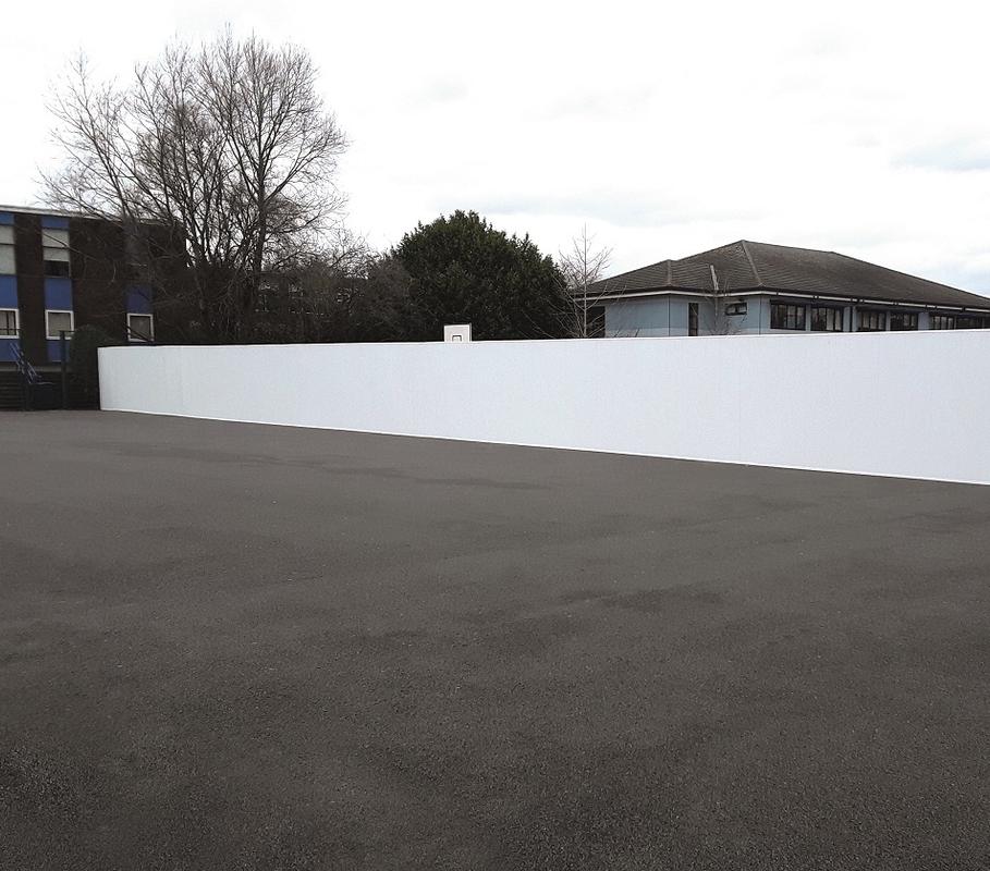 UPVC construction hoarding