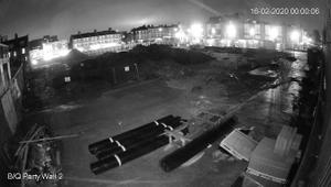 Construction Site CCTV night vision