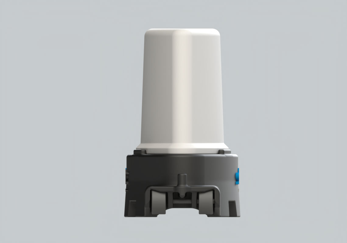 Road runner barrier white end