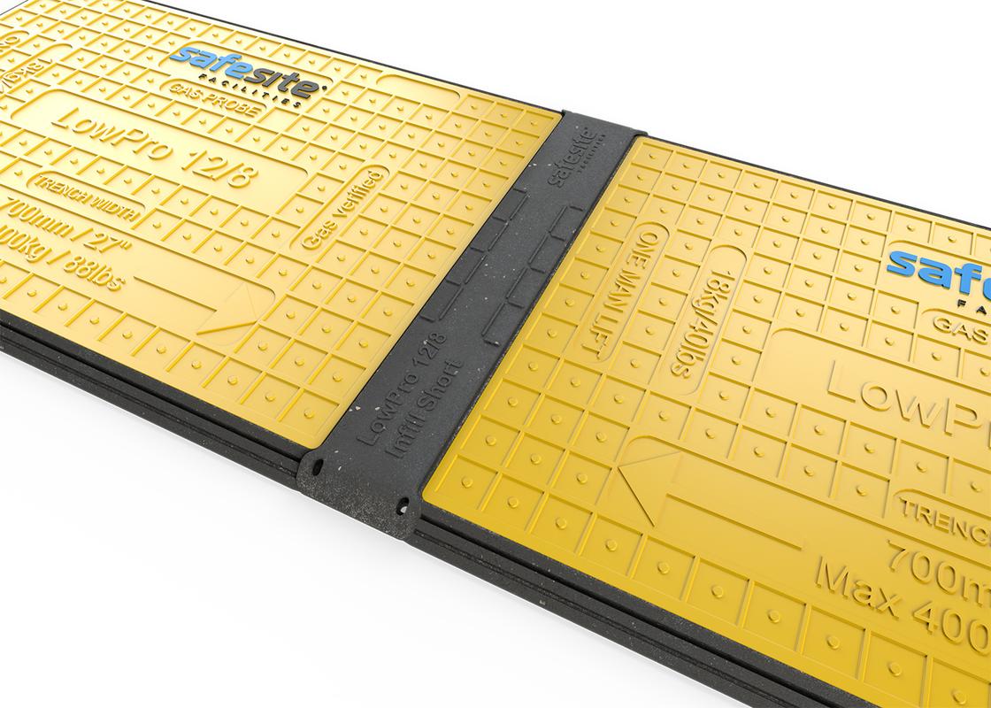 low pro 12x8 attached with infill strip closeup