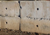 Second hand concrete blocks
