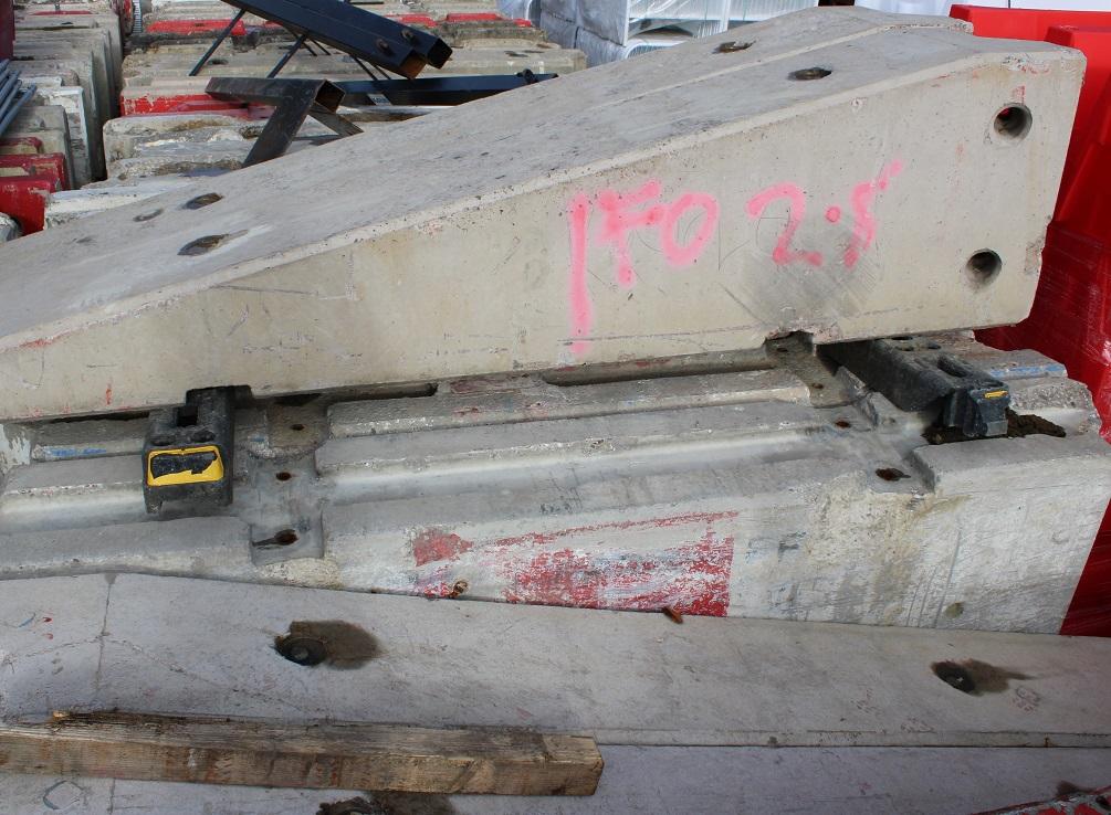 Second hand concrete lego blocks