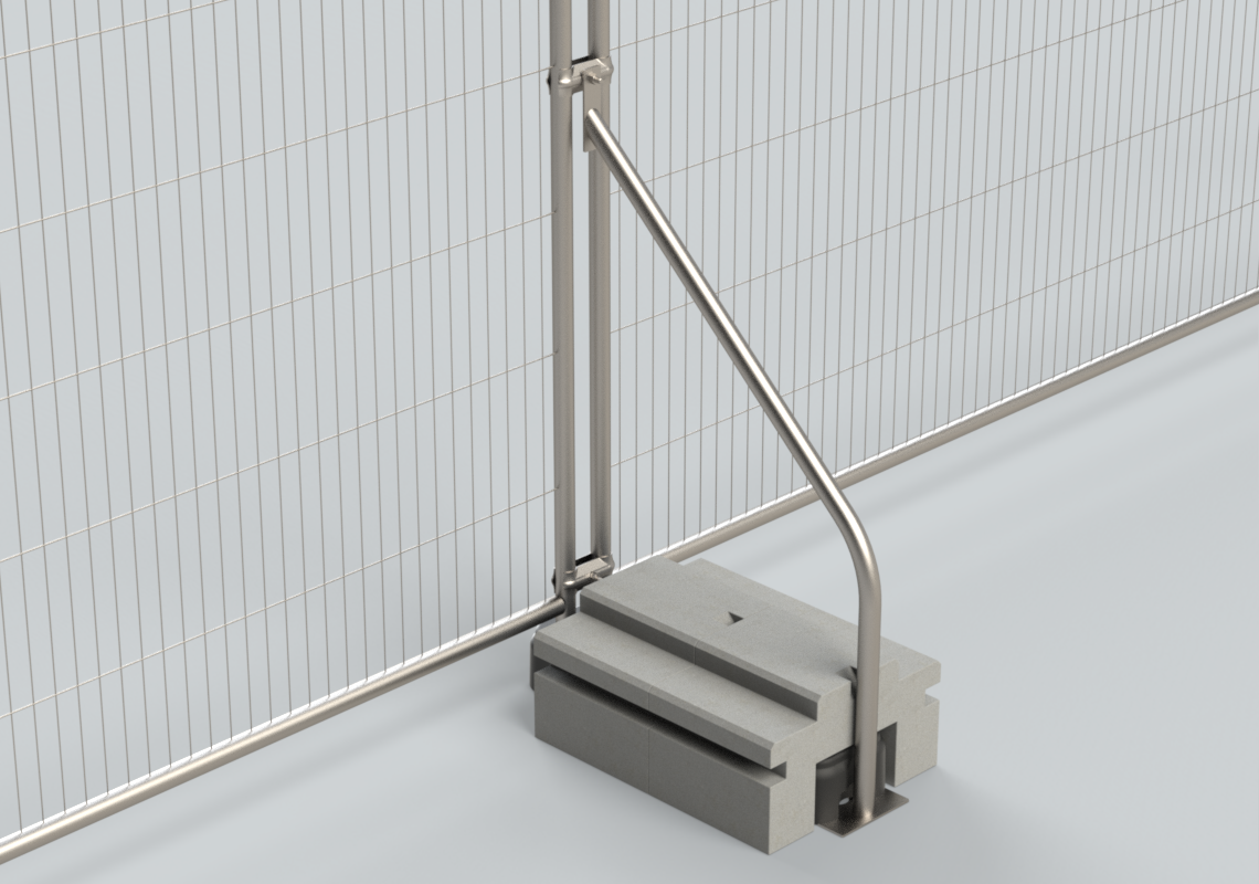 Ballast Block Fence Stabiliser Kentledge Double