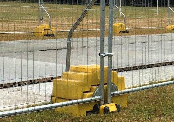 Ballast Block Fence Stabiliser Kentledge Stack
