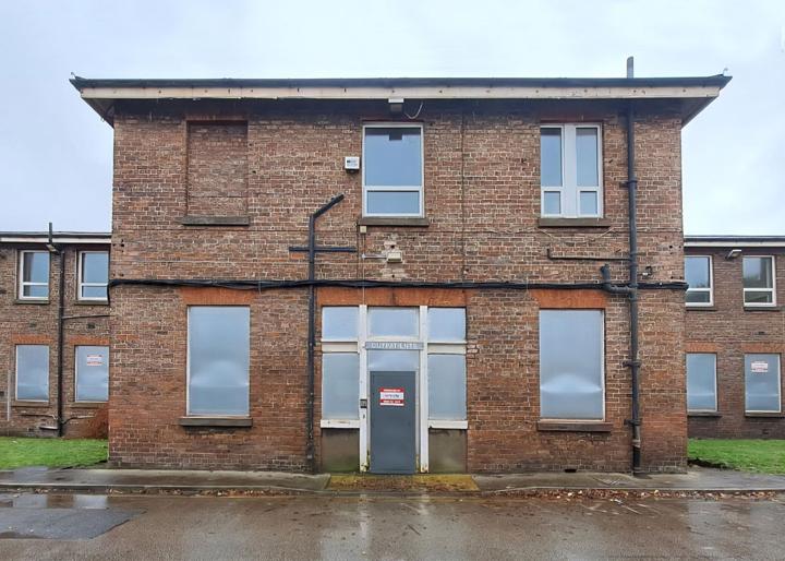 security steel doors installed on vacant property