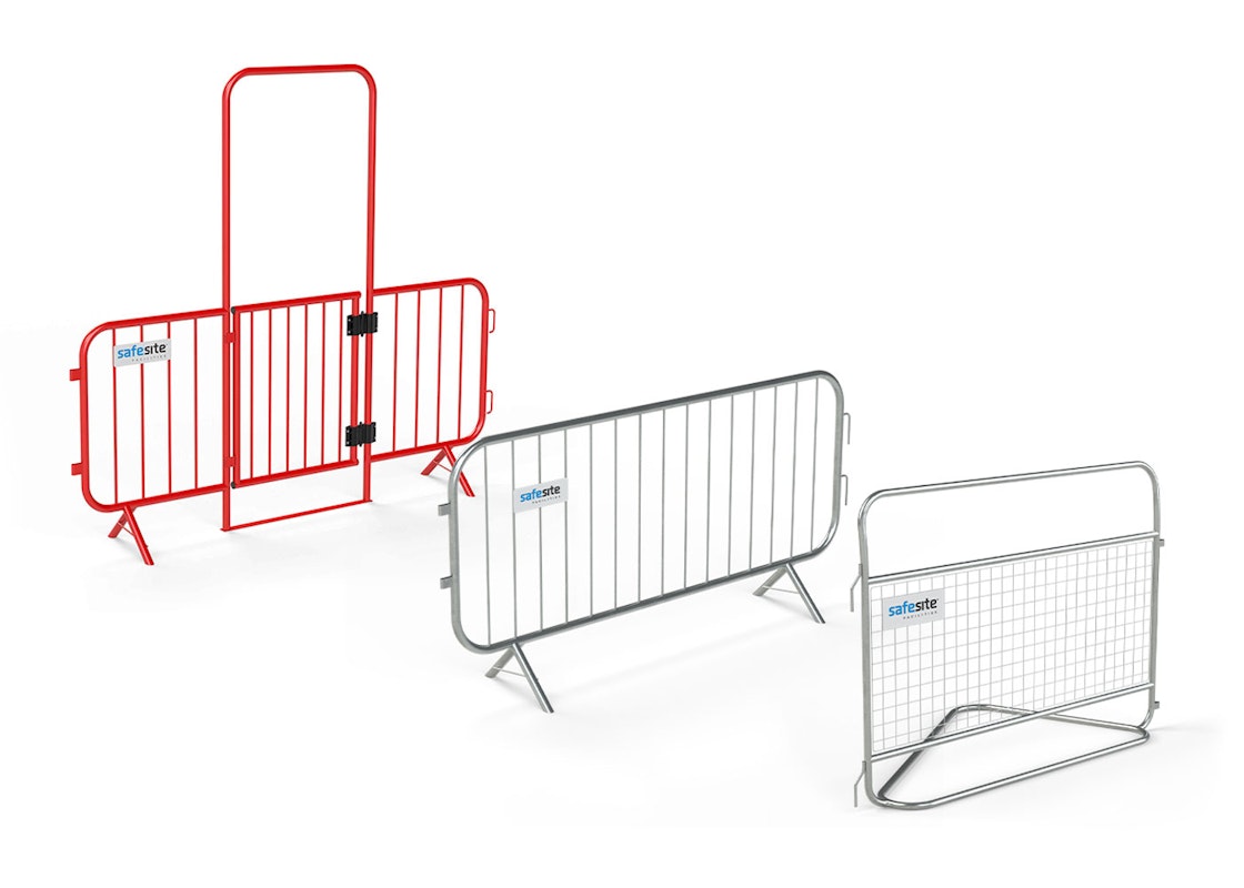used pedestrian barriers