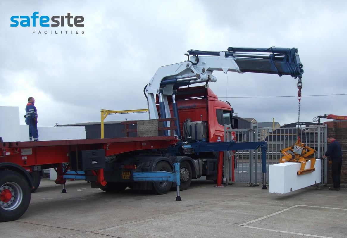 concrete barriers in Liverpool