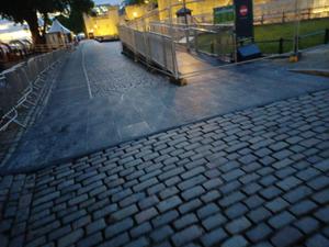 ground mats at the Tower of London