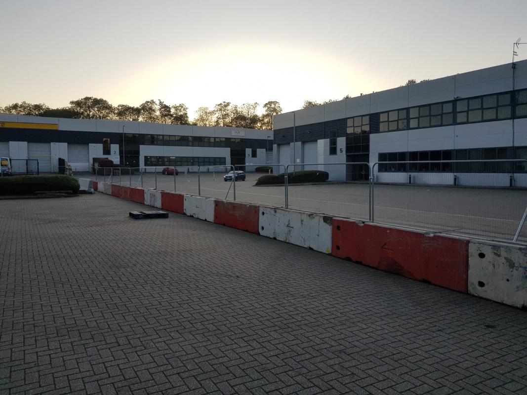 Concrete TVCB barriers Edinburgh