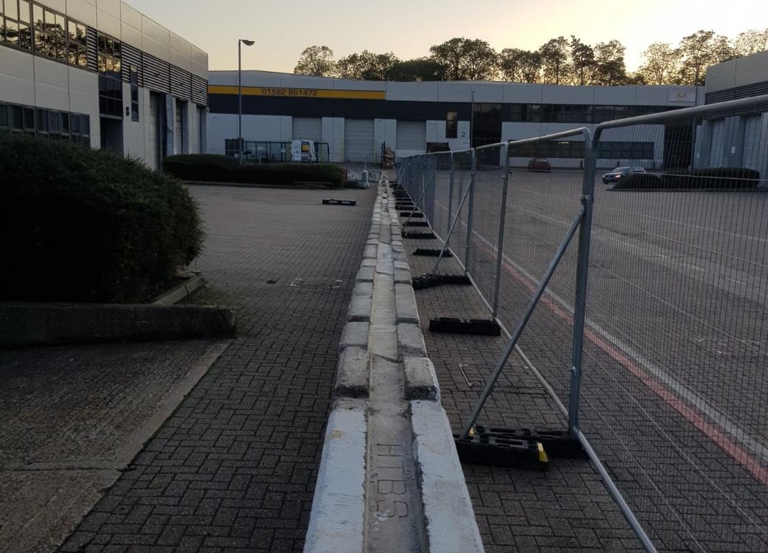 Concrete barriers West Yorkshire