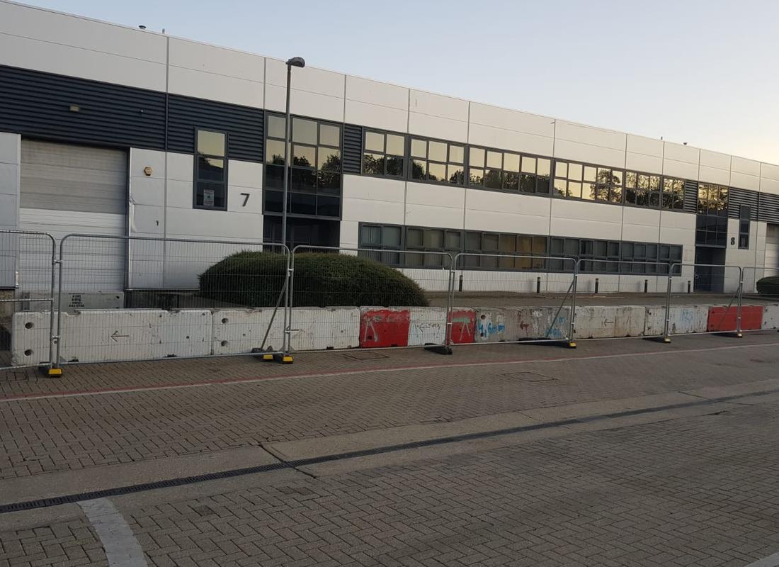 Concrete traffic barriers Essex