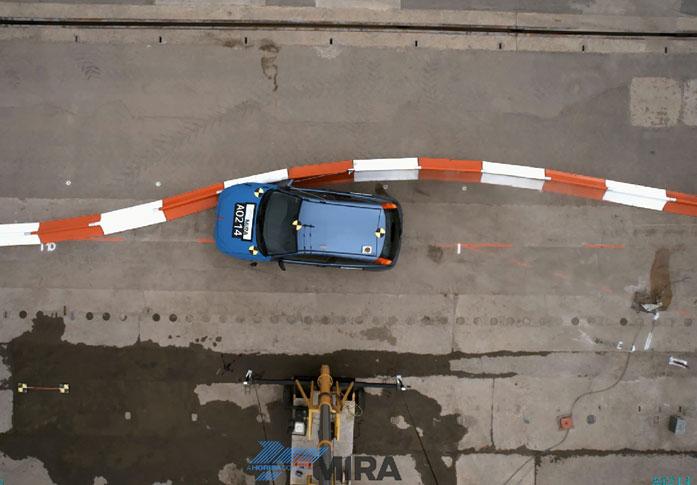 Crash tested manta barrier