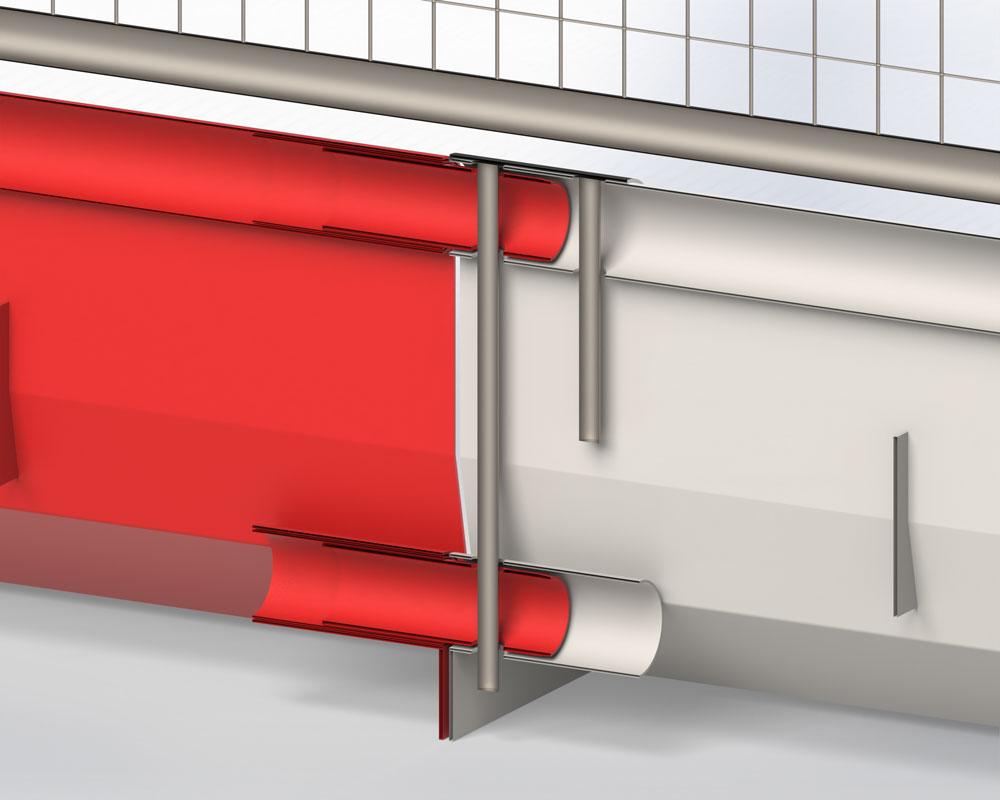 Manta Barrier with pin