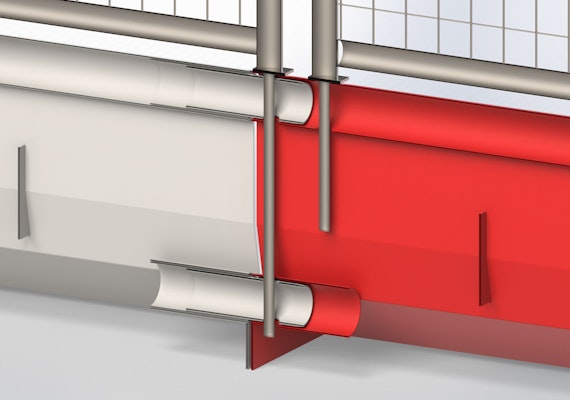 Manta Barrier with pin illustration