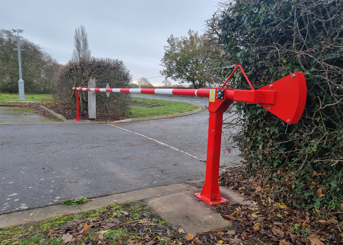 Manual Arm Barrier preventing wrongful access to car park