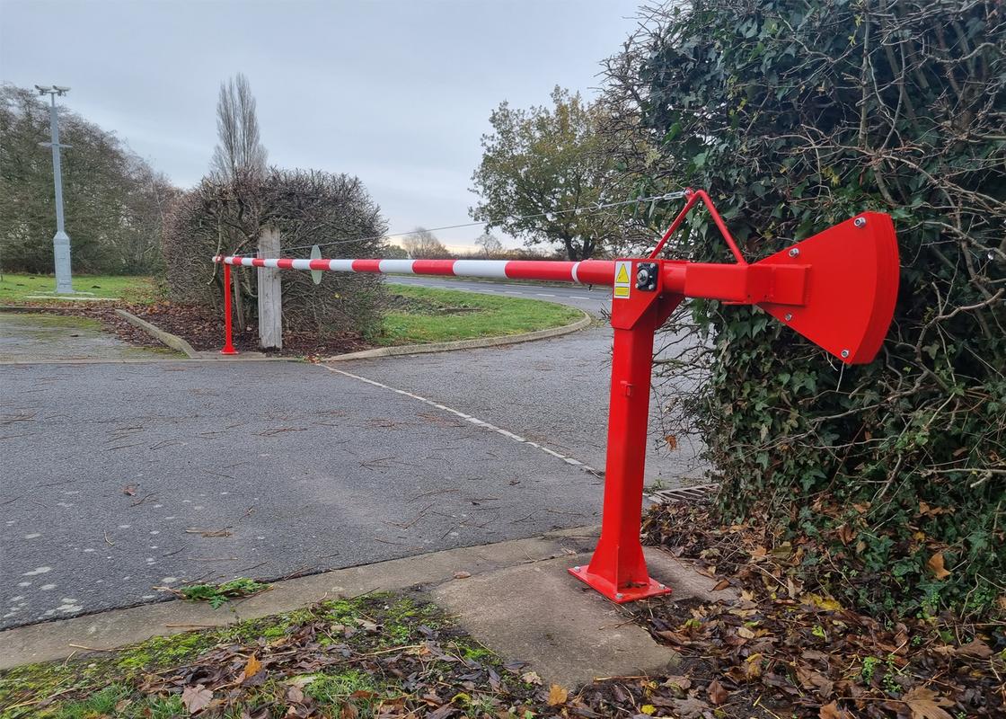 Manual Arm Barrier preventing wrongful access to car park