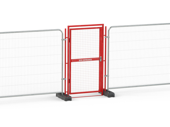 Red Pedestrian Digi Lock Gate
