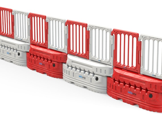 CityWall Barriers with Double Top Panel