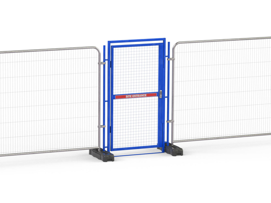 Blue Pedestrian Digi Lock Gate