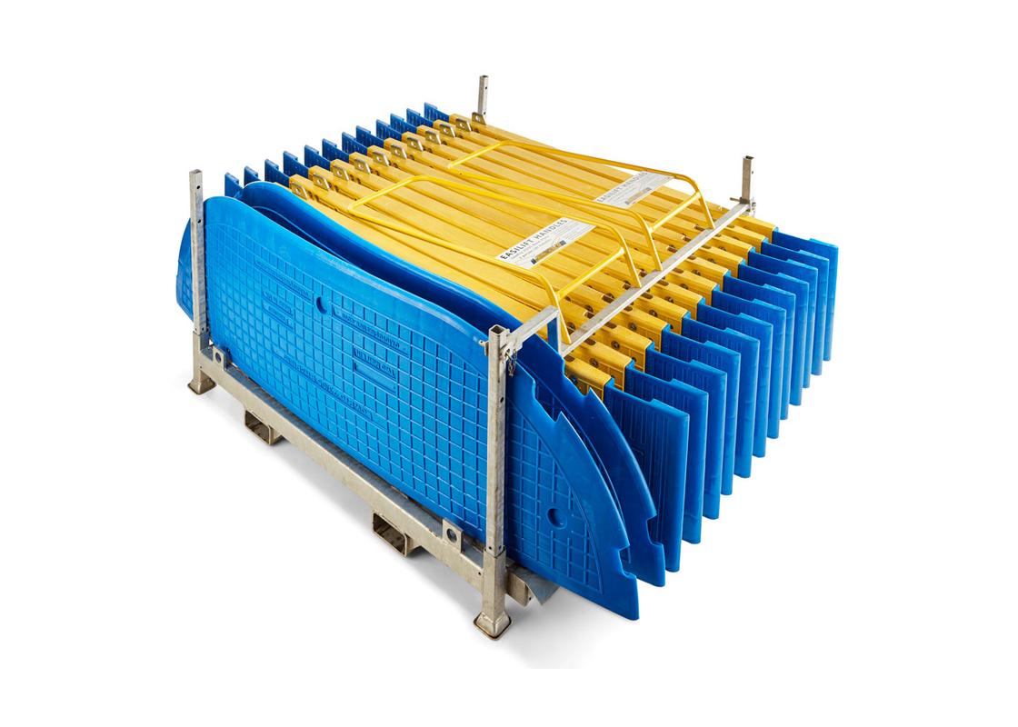 GRP Road Plate 2300mm in storage stillage