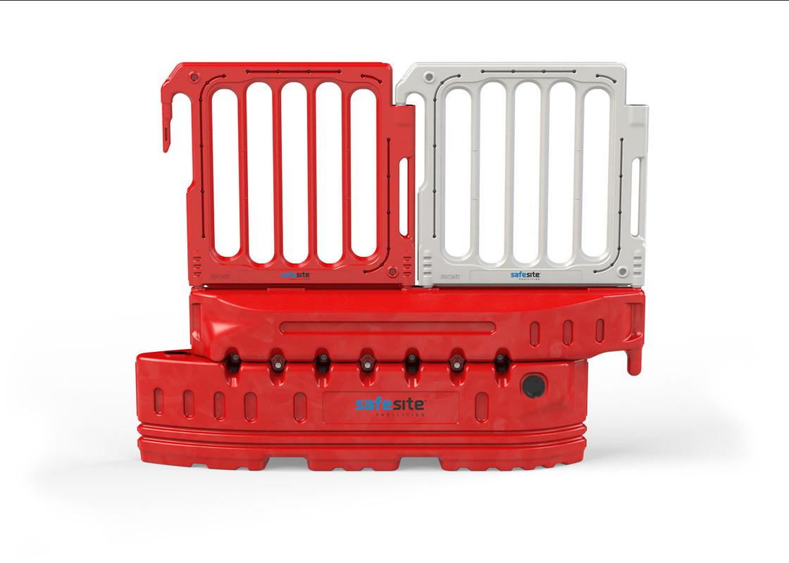 CityWall Barrier with Double Top Panels fixed to the barriers