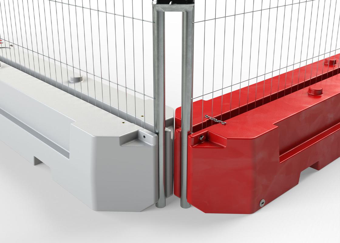 Rota Slots connected with temporary fencing with angle view