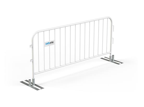 2.3m Loose Leg Pedestrian Barrier - White