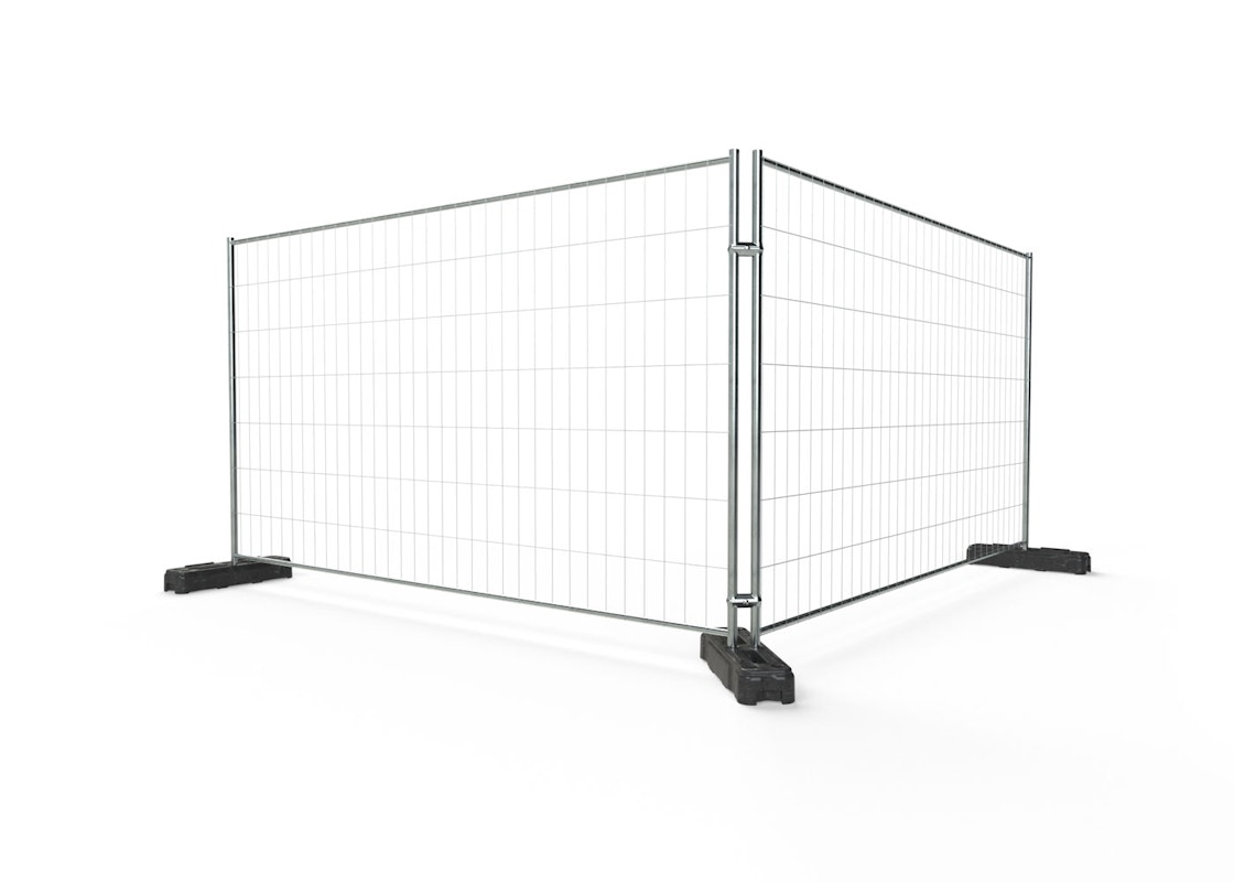 Square topped standard mesh fencing