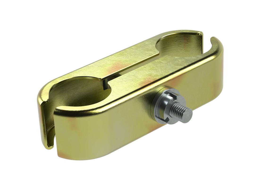Gold Heavy duty Anti-Tamper fence coupler