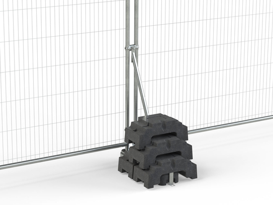 Stackable Rubber Ballast Block
