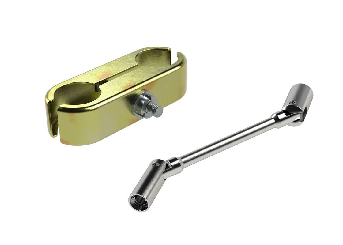 Anti-Tamper gripper Coupler Gold and a corresponding spanner