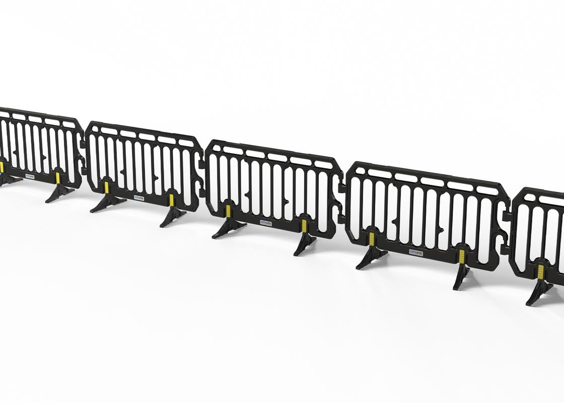 boss barriers attached in a line