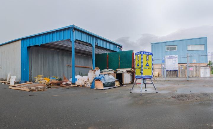 alarm pid on construction site