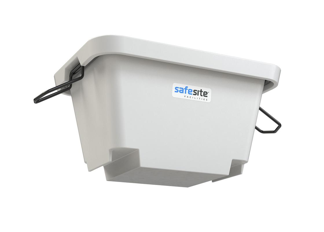 Universal 250 Litre Mortar Tub - Showcasing forklift slot bottom base of tub