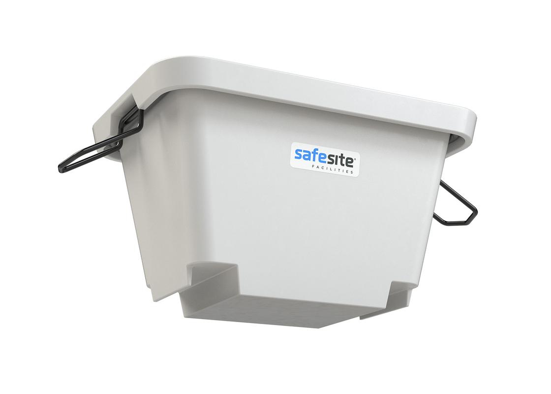 Universal 300 Litre Mortar Tub - Showcasing forklift slot bottom base of tub