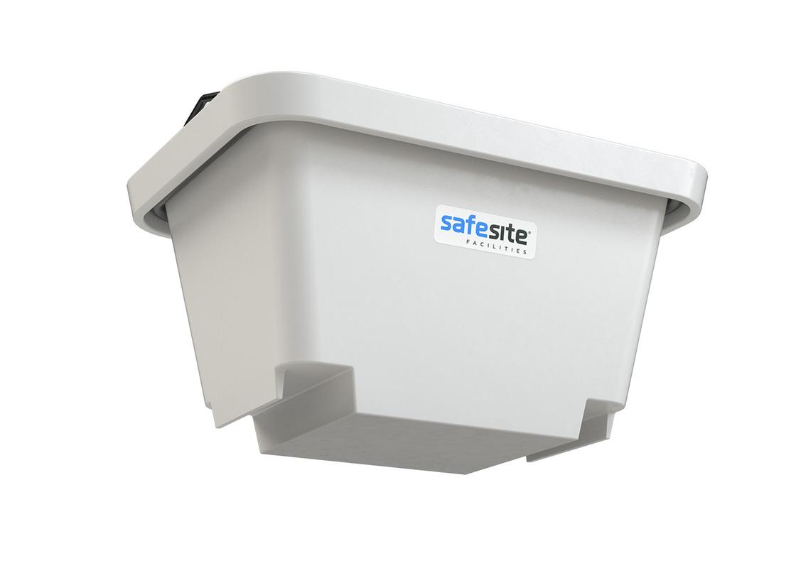 Euro 250 Litre Mortar Tub - Showcasing forklift slot bottom base of tub