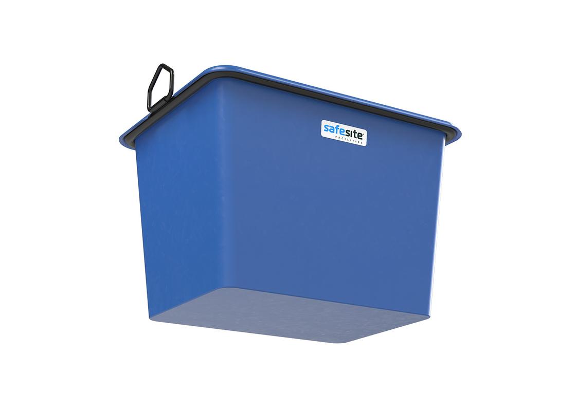 333 Litre Mortar Tub - Showcasing flat base of tub