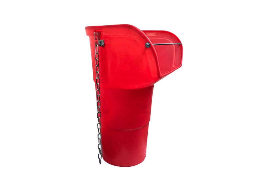 20 inch rubbish chute side hopper section