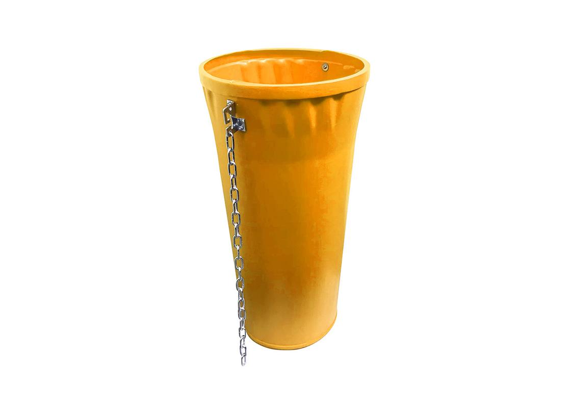 22 inch rubbish chute yellow
