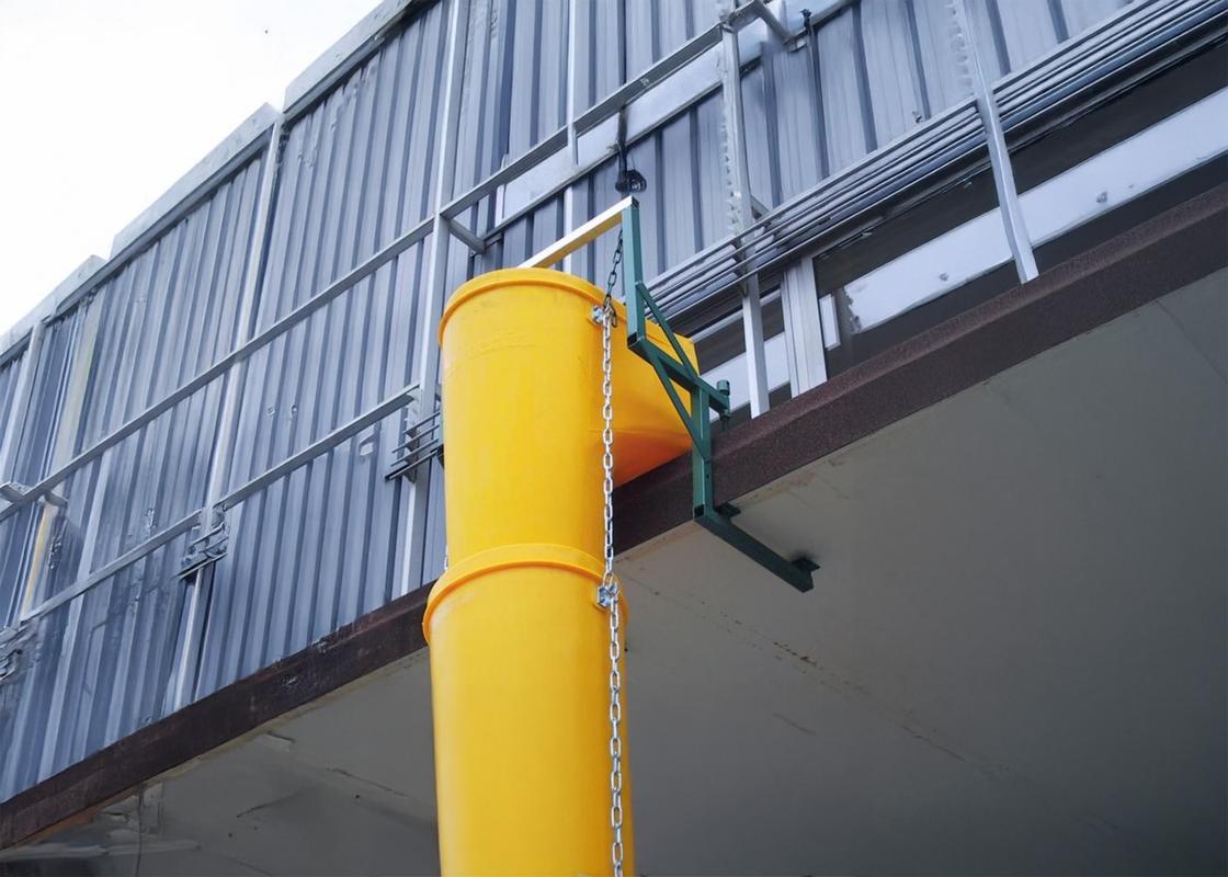 22 inch rubbish chutes attached with fixing frame