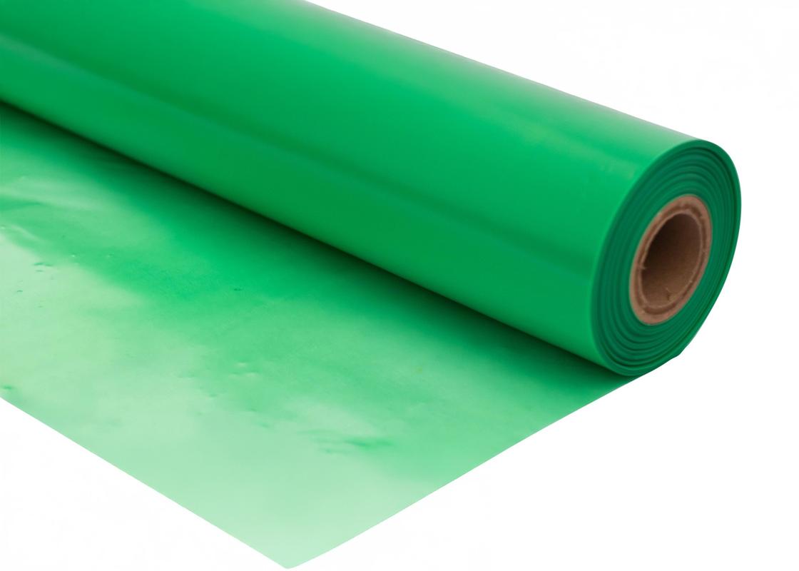 roll of green standard temporary newt sheet fencing