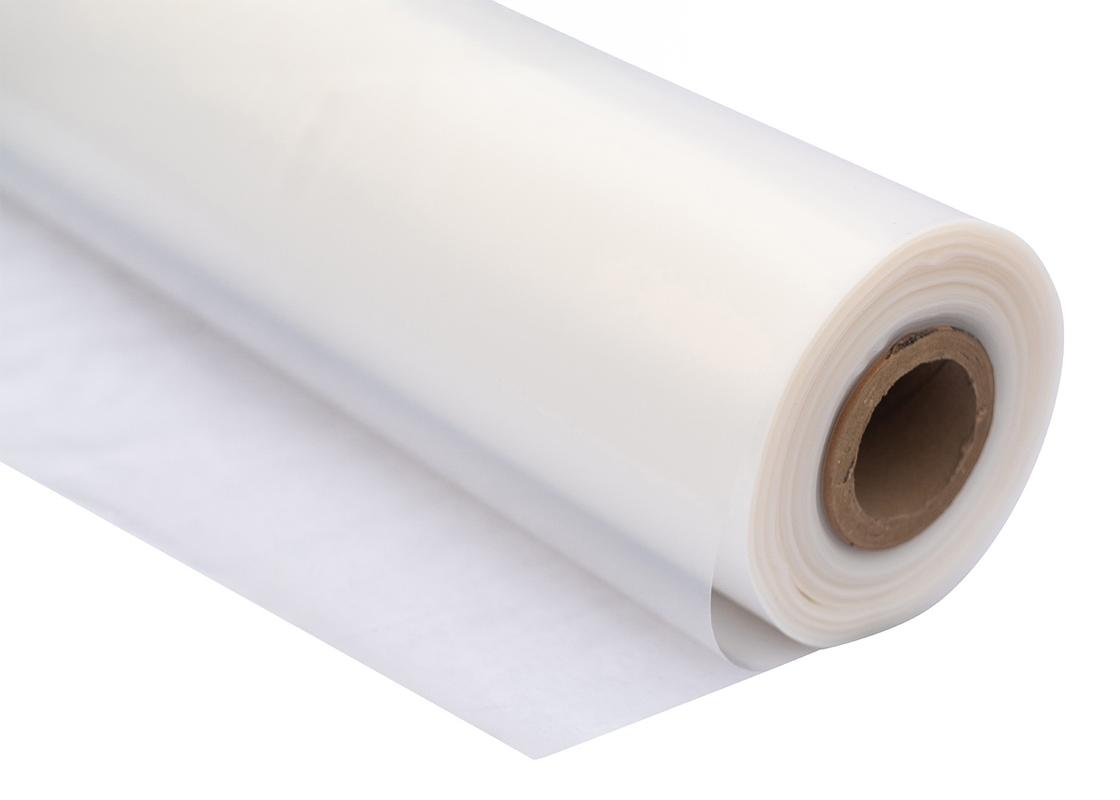 roll of clear standard temporary newt sheet fencing