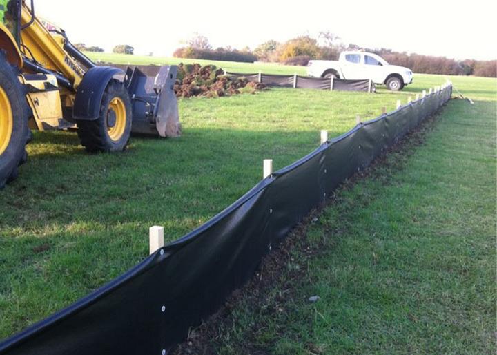 heavy-duty semi permanent newt fencing