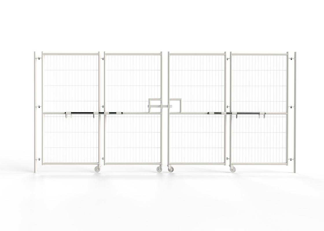 4m Bi-folding gate straight on view