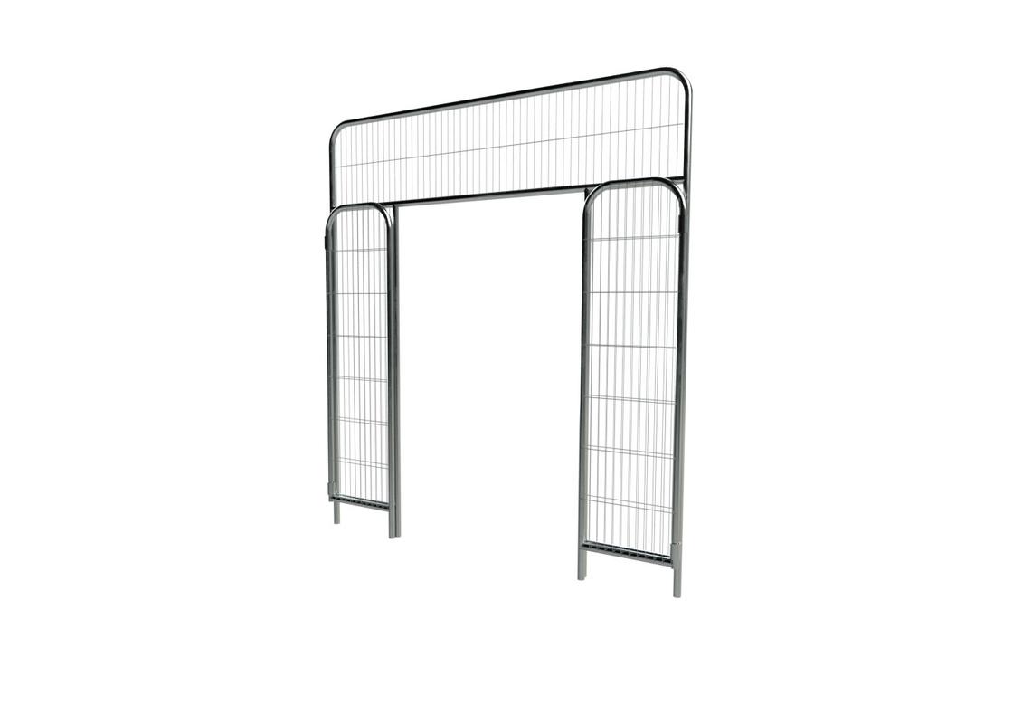 Gantry Entrance folded flat for transport and storage