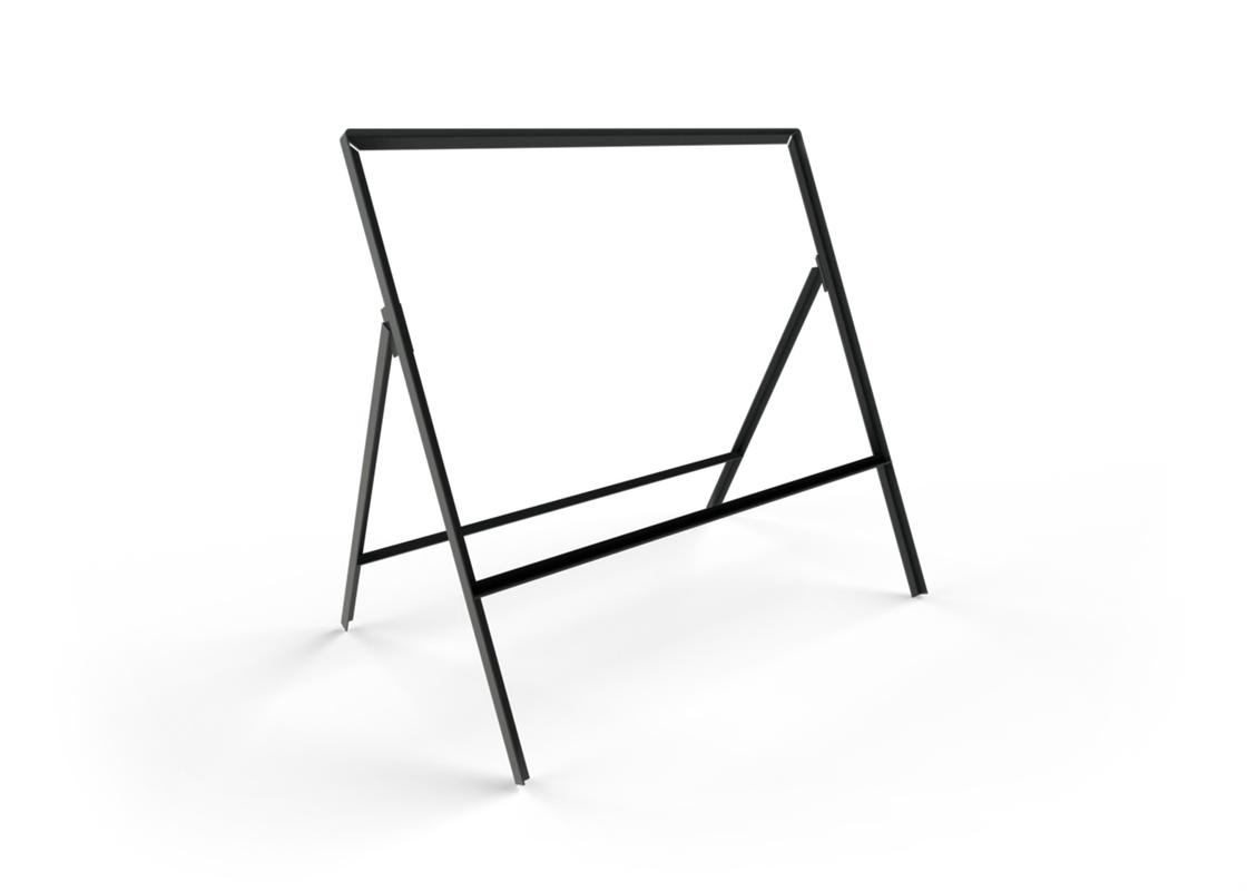 Road Safety Sign Metal Frame 1050 x 750