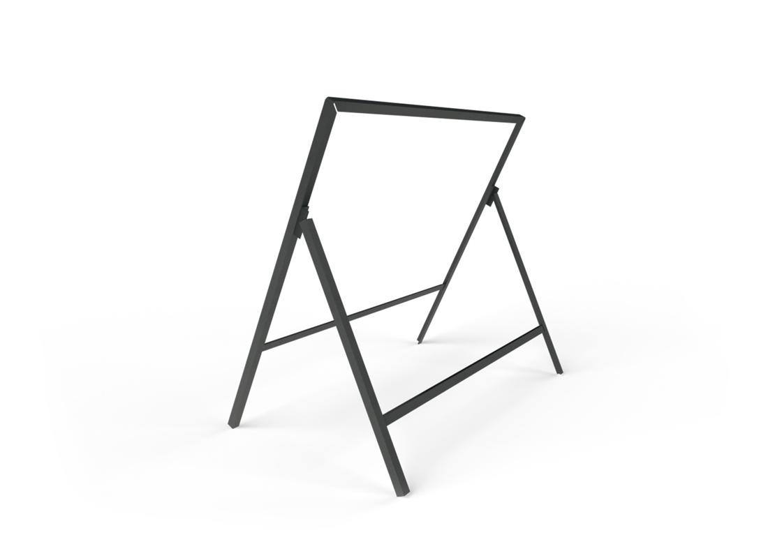 Road Safety Sign Metal Frame 1050 x 750