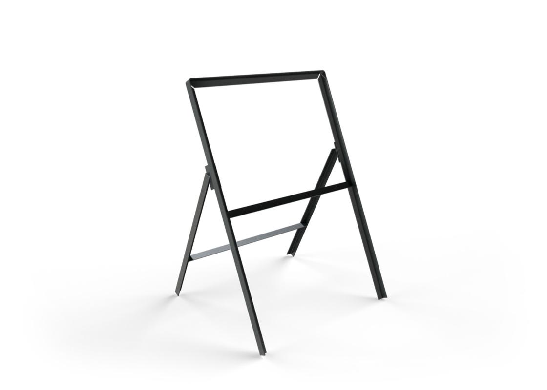 Road Safety Sign Metal Frame 600 x 450