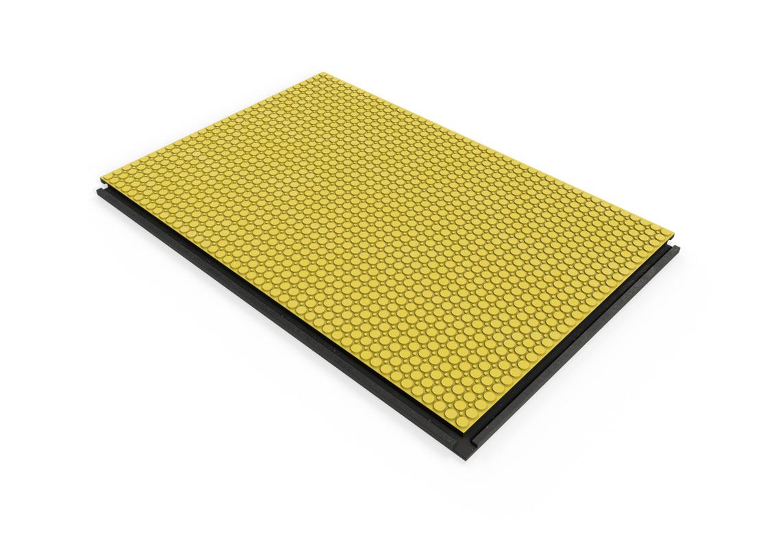 Temporary Walkway Matting Section Yellow