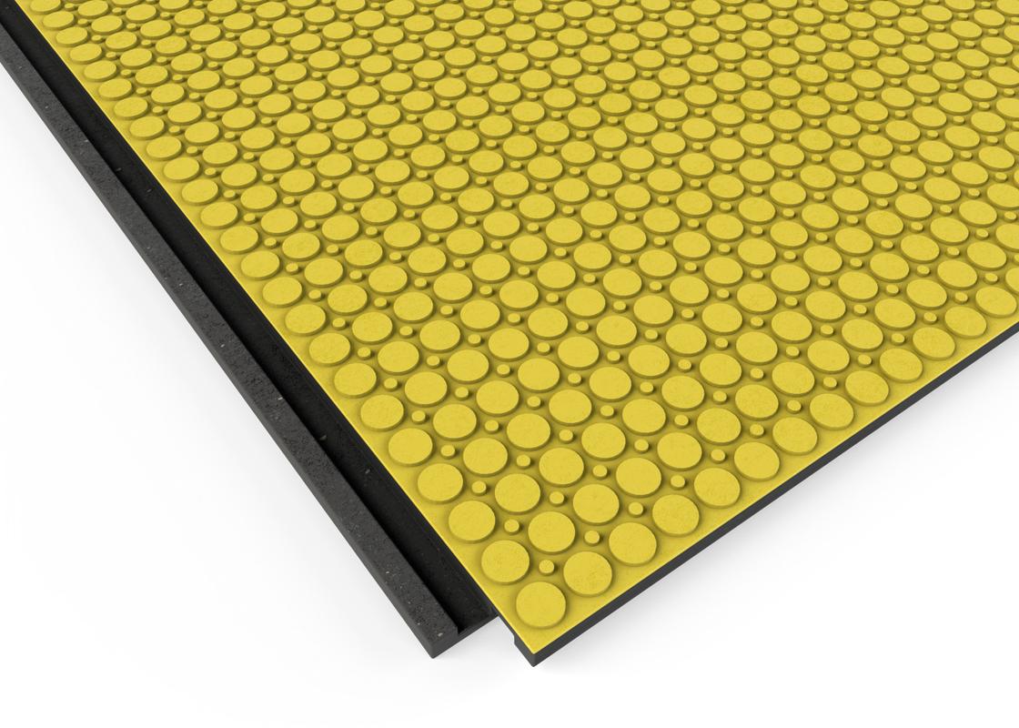 Temporary Walkway Matting Close Up Yellow